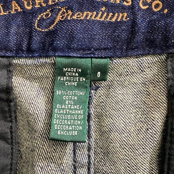 NWOT LAUREN RALPH LAUREN PREMIUM JEANS SIZE 8 - Picture 8 of 11